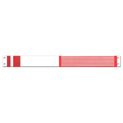 Precision Dynamics Identification Wristband Short Stay® Write On Band Adhesive Closure Without Legend - M-572593-4181 - Box of 1