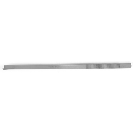 Miltex Osteotome MeisterHand® Neivert 6.4 mm Straight Blade with Guard OR Grade Stainless Steel NonSterile 8 Inch Length - M-565433-3754 - Each