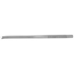 Miltex Osteotome MeisterHand® Neivert 6.4 mm Straight Blade with Guard OR Grade Stainless Steel NonSterile 8 Inch Length - M-565433-3754 - Each