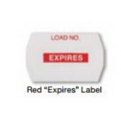SPS Medical Supply Pre-Printed Label Communication Fill In Red Paper LOAD NO./EXPIRES Quality Control Label 4 X 6.5 Inch - M-1053163-4939 - Box of 13500