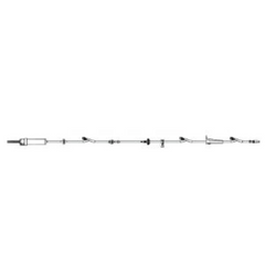 Becton Dickinson Primary Administration Set Alaris 20 Drops / mL Drip Rate 126 Inch Tubing 3 Ports - M-793188-4745 - Case of 20