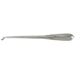 Miltex Bone Curette Miltex® Hibbs-Spratt 9 Inch Length Single-ended Hollow Handle with Grooves Size 2, 4.8 mm Tip Reverse Angled Oval Cup Tip - M-731407-1516 - Each