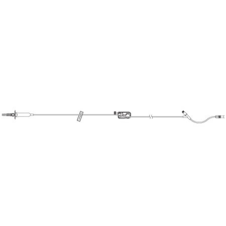 ICU Medical Primary Administration Set 15 Drops / mL Drip Rate 104 Inch Tubing 1 Port - M-805823-4495 - Each