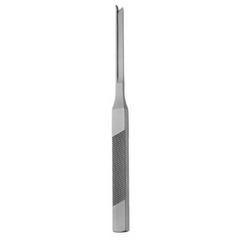 V. Mueller Chisel V. Mueller® McCulloch 5 mm Width Curved Right Hockey Stick OR Grade Stainless Steel NonSterile 8-1/2 Inch Length - M-810725-3803 - Each