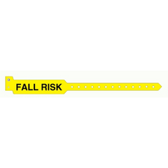 Precision Dynamics Identification Wristband Sentry® Superband® Alert Bands® Alert Band Permanent Snap Fall Risk - M-661103-2247 - Box of 500