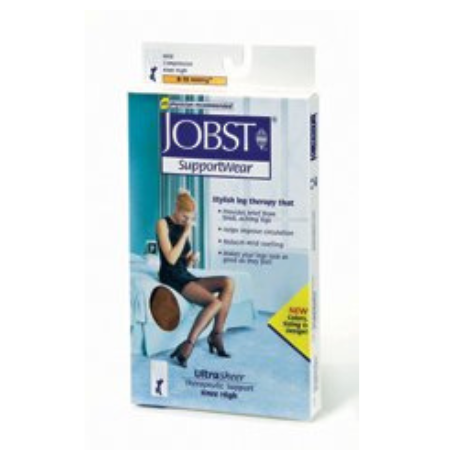 BSN Medical Compression Stocking JOBST Knee High Medium Natural Open Toe - M-624718-1027 | Pair