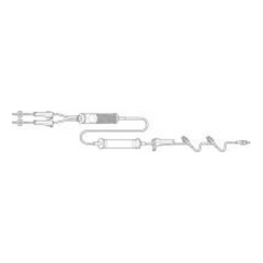 Baxter Primary Administration Set 15 Drops / mL Drip Rate 99 Inch Tubing 2 Port - M-453420-1565 - Each