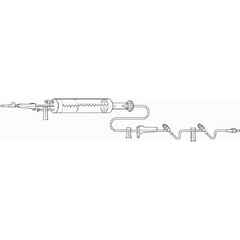 Baxter Primary Administration Set 60 Drops / mL Drip Rate 104 Inch Tubing 3 Ports - M-479053-2622 - Case of 48