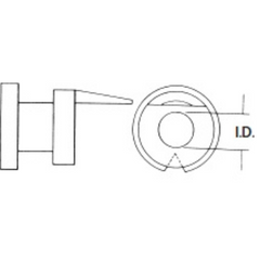 Olympus America Inc Ear Ventilation Tube Paparella Type 1 1.02 mm Ultrasil Blue - M-526760-2312 - Box of 6