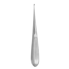 V. Mueller Mastoid Curette V. Mueller® Spratt 6-1/2 Inch Length Single-ended Handle Size 2, 5.7 mm Tip Oval Cup Tip - M-741881-3107 - Each