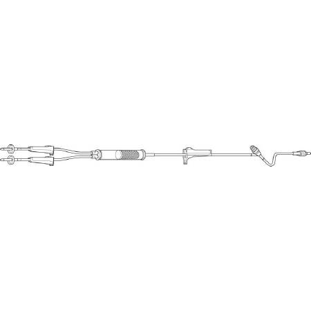 Baxter Primary Administration Set 10 Drops / mL Drip Rate 103 Inch Tubing 1 Port - M-451052-2527 - Case of 48