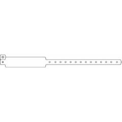 Precision Dynamics Identification Wristband Speedi-Band® Write On Band Permanent Snap Without Legend - M-215891-2933 - Box of 500