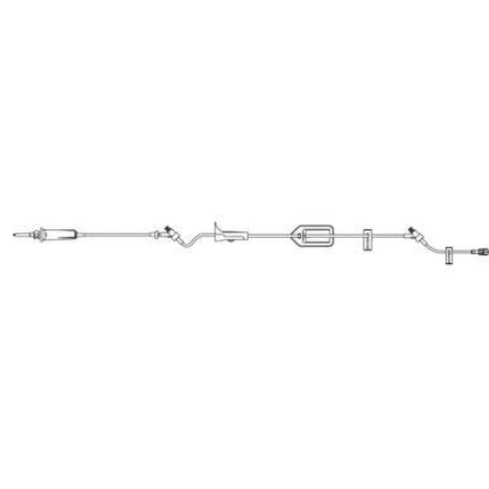 B. Braun Primary Administration Set Caresite® 15 Drops / mL Drip Rate 104 Inch Tubing 2 Ports - M-1083755-3777 - Each