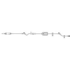 B. Braun Primary Administration Set Caresite® 15 Drops / mL Drip Rate 104 Inch Tubing 2 Ports - M-1083755-3777 - Each