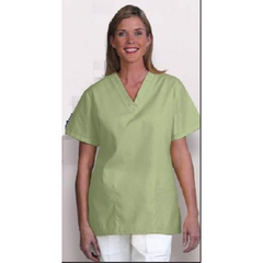 Fashion Seal Uniforms Scrub Shirt X-Large Burgundy 2 Pockets Short Set-In Sleeve Female - M-714427-1427 - Each