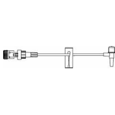 B. Braun Extension Set 4 Inch Tubing 1 Port 0.43 mL Priming Volume DEHP-Free - M-189650-3637 - Case of 100