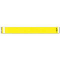 Precision Dynamics Identification Wristband with Shield Short Stay® Tabless™ Write On Band Adhesive Closure Without Legend - M-832303-1311 - Box of 1000