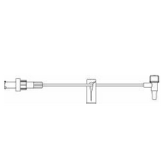 B. Braun Extension Set 30 Inch Tubing 1 Port 1.0 mL Priming Volume DEHP-Free - M-182025-4660 - Case of 100