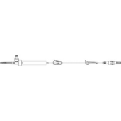 ICU Medical Primary Administration Set 10 Drops / mL Drip Rate 40 Inch Tubing 1 Port - M-732385-2961 - Case of 50