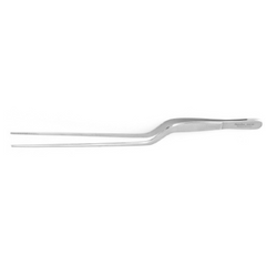 Miltex Dressing Forceps MeisterHand® Cushing 7-1/4 Inch Length Surgical Grade German Stainless Steel NonSterile NonLocking Bayonet Handle Straight Serrated Tips with Scraper End - M-533462-3586 - Each