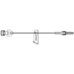 ICU Medical Extension Set 30 Inch Tubing Without Port 0.90 mL Priming Volume DEHP-Free - M-780252-3402 - Case of 50