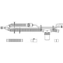 Vyaire Medical ASSEMBLY, PT CIRCUIT W/PEEP/WTSPUX10 ADLT - M-1150273-1250 - Each
