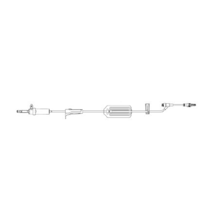 Zyno Medical Primary Administration Set Z-800 20 Drops / mL Drip Rate 105 Inch Tubing 1 Port - M-953302-3802 - Each