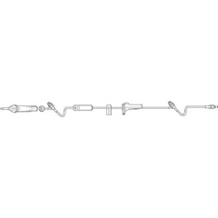 Baxter Primary Administration Set Clearlink™ 10 Drops / mL Drip Rate 105 Inch Tubing 2 Ports - M-450352-1122 - Case of 48