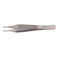 Miltex Tissue Forceps Vantage® Adson 4-3/4 Inch Length Floor Grade Stainless Steel NonSterile NonLocking Thumb Handle Straight 1 X 2 Teeth - M-163010-2156 - Each