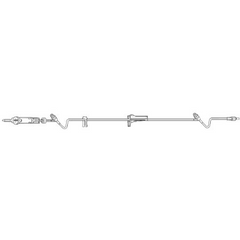 Baxter Primary Administration Set Clearlink™ 10 Drops / mL Drip Rate 113 Inch Tubing 2 Port - M-454695-2487 - Each