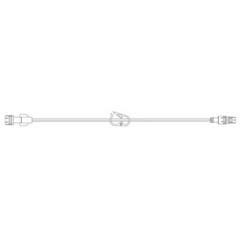 Becton Dickinson Extension Set 7.5 Inch Tubing Without Port 0.4 mL Priming Volume DEHP-Free - M-851512-1755 - Case of 50