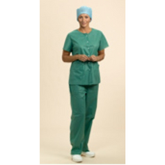 Molnlycke Scrub Pants Barrier® 2X-Large Green Female - M-683525-1884 - Bag of 12