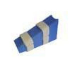 Joerns Healthcare Hip Abduction Pillow Small Velfoam Straps Left or Right Hip - M-153490-2392 - Case of 4