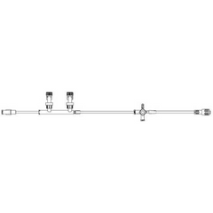 B. Braun Extension Set 41 Inch Tubing 1 Port 6.8 mL Priming Volume DEHP-Free - M-203067-3161 - Case of 50