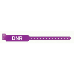 Precision Dynamics Identification Wristband Sentry® Superband® Alert Bands® Alert Band Permanent Snap DNR - M-701805-4551 - Box of 500