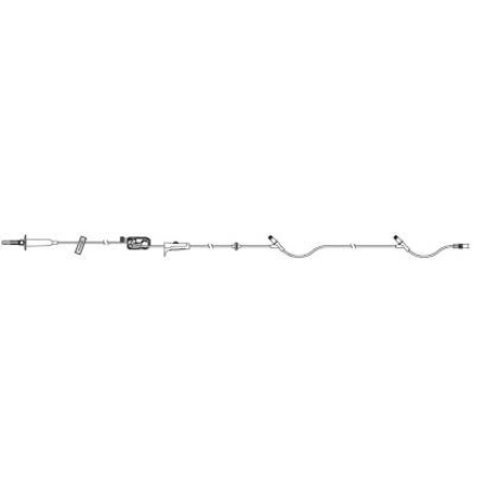 ICU Medical Primary Administration Set PlumSet™ 15 Drops / mL Drip Rate 103 Inch Tubing 2 Ports - M-806950-2968 - Case of 50