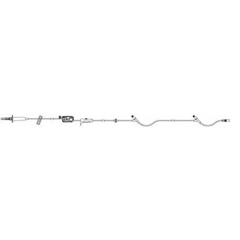 ICU Medical Primary Administration Set PlumSet™ 15 Drops / mL Drip Rate 103 Inch Tubing 2 Ports - M-806950-2968 - Case of 50