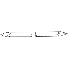 Teleflex Medical Orthopedic Pin KMedic® Steinmann Pin Double Trocar Points NonSterile Stainless Steel 3/16 X 9 Inch - M-718637-2466 - Pack of 6