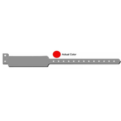 Precision Dynamics Identification Wristband Sentry® SuperBand® Write On Band Permanent Snap Without Legend - M-353555-1658 - Box of 500