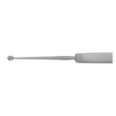 Miltex Chalazion Curette Miltex® Hebra 5 Inch Length Single-ended Solid Flat Handle 2.5 X 4 mm Tip Oval Cup Tip - M-661917-4372 - Each