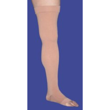 BSN Medical Compression Stocking JOBST Relief Thigh High Medium Beige Open Toe - M-663470-2176 | Pair