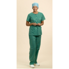 Molnlycke Scrub Pants Barrier® Medium Green Female - M-402612-3251 - Case of 48