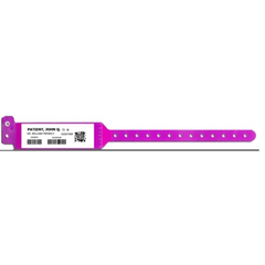 Precision Dynamics Identification Wristband Sentry® Bar Code LabelBand® Write On Band Permanent Snap Without Legend - M-530890-1195 - Box of 500