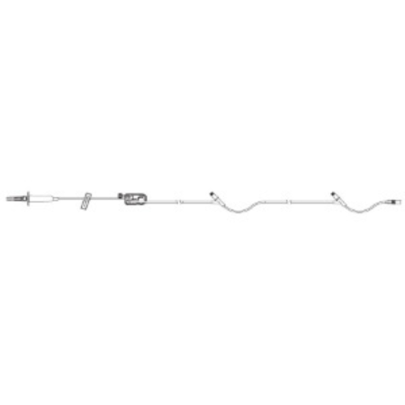 ICU Medical Primary Administration Set PlumSet™ 15 Drops / mL Drip Rate 104 Inch Tubing 2 Ports - M-801995-1180 - Case of 50