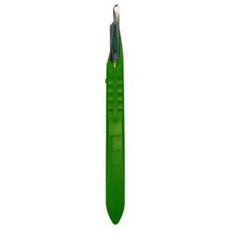 Myco Medical Supplies Scalpel Technocut® No. 15 Stainless Steel / Plastic Classic Grip Handle Sterile Disposable - M-538030-2286 - Case of 1000