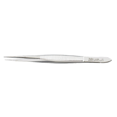 Miltex Splinter Forceps 4-1/2 Inch Length Floor Grade NonLocking Thumb Handle Straight - M-491555-1276 - Dozzen2