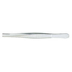 Dressing Forceps McKesson 5 Inch Length Office Grade Stainless Steel NonSterile NonLocking Thumb Handle Serrated Tip - M-487577-4021 - Each