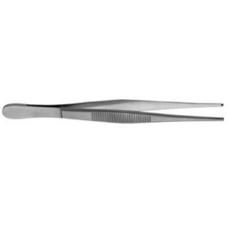 V. Mueller Tissue Forceps 5 Inch Length Surgical Grade Stainless Steel 1 X 2 Teeth - M-810640-3284 - Each