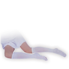 Carolon Company Anti-embolism Stocking CAP® Knee High 3X-Large White Inspection Toe - M-763823-1596 - Case of 10