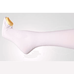 Alba Healthcare Anti-embolism Stocking LifeSPAN® Knee High X-Large / Long White Inspection Toe - M-950551-4485 - Case of 12 - Axiom Medical Supplies